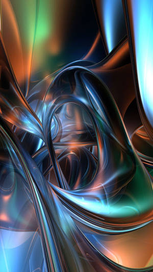 4d Abstract Curves Wallpaper
