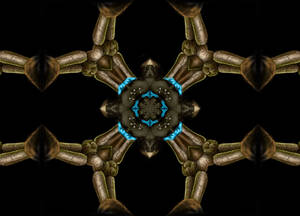 4k Abstract Bone Pattern Wallpaper