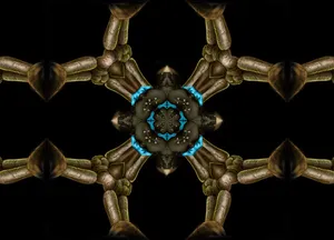 4k Abstract Bone Pattern Wallpaper