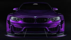 4k Bmw Purple Wallpaper