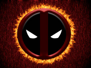 4k Deadpool Symbol Wallpaper