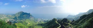 4k Dual Monitor Grassy Mountain View Wallpaper