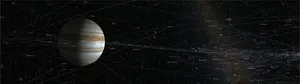4k Dual Monitor Jupiter And Constellations Wallpaper