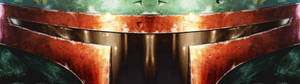 4k Dual Monitor Star Wars Boba Fett Close-up Wallpaper