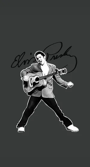 4k Elvis With Feet Far Apart Wallpaper