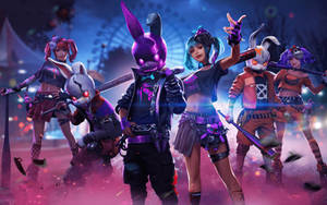 4k Free Fire Punkster Bunny Skin Wallpaper