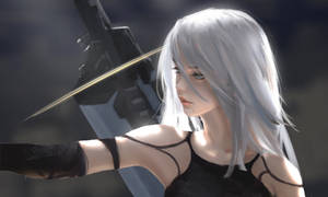 4k Gaming Phone Nier: Automata A2 Wallpaper