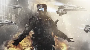 4k Halo Spartan Arms Outstretched Wallpaper