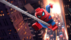 4k Lego Spiderman Wallpaper