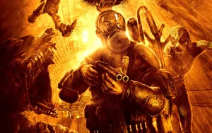 4k Metro 2033 Soldier Being Chased Wallpaper