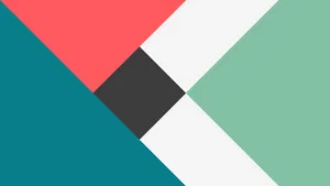 4k Minimal Colorful Geometric Desktop Wallpaper