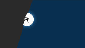 4k Minimalist Climber Wallpaper