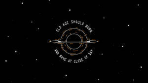 4k Minimalist Interstellar Quote Wallpaper