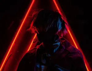 4k Neon Shadow Wallpaper