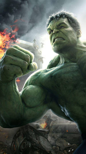 4k Phone Background Hulk Age Of Ultron Wallpaper