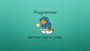 4k Programming Garfield Art Wallpaper