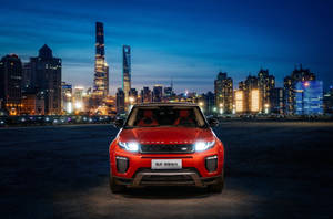 4k Range Rover City Wallpaper