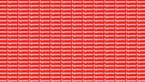 4k Supreme In Pattern Design Wallpaper