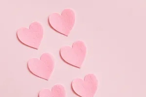 4k Tablet 6 Pink Hearts Wallpaper