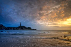 4k Tablet Light House Wallpaper