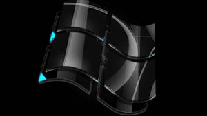 4k Ultra Hd 3d Black Windows Wallpaper