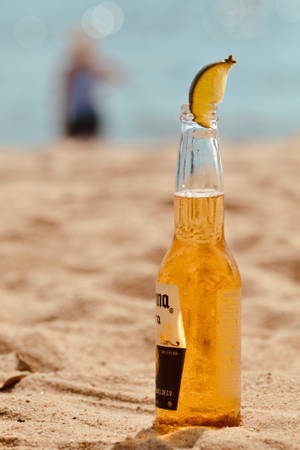 4k Ultra Hd Beach Corona Beer Wallpaper