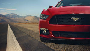 4k Ultra Hd Mustang Red Bumper Wallpaper