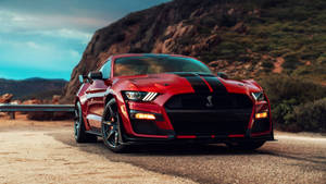 4k Ultra Hd Mustang Red Shelby Gt500 Wallpaper