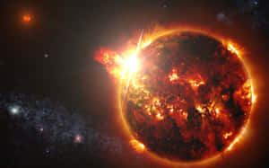 4k Universe Coronal Mass Ejection Wallpaper