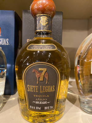 7 Siete Leguas Tequila Finest Bottle Wallpaper