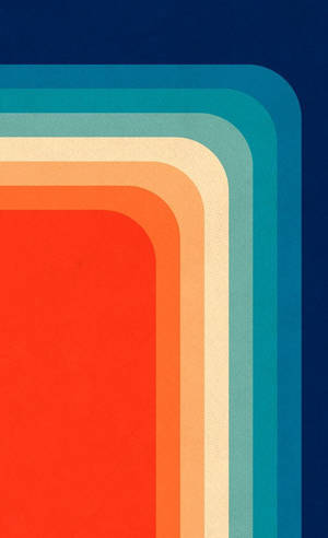 70s Retro Aesthetic Color Stripes Wallpaper