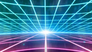 80s Neon Background Cover Wallpaper