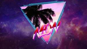 80s Neon Retro Wallpaper