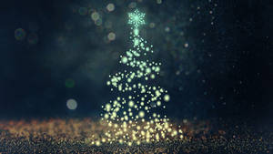 8k Christmas Tree Bokeh Wallpaper