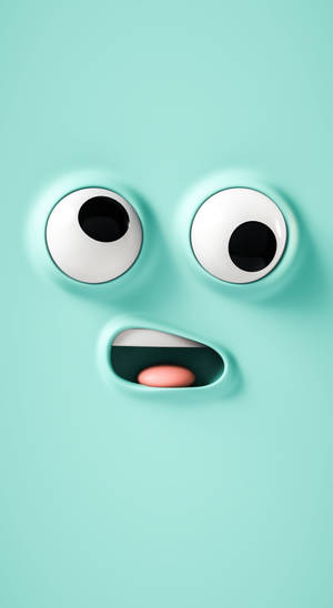 8k Iphone Confused Emoji Wallpaper