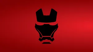 8k Minimalist Marvel Iron Man Helmet Wallpaper