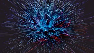 8k Ultra Hd 3d Colorful Spikes Wallpaper