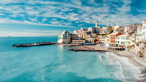 8k Ultra Hd Bogliasco Italy Wallpaper