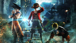 8k Ultra Hd Jump Force Poster Wallpaper