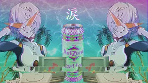 90 Anime Aesthetic Glitch Wallpaper