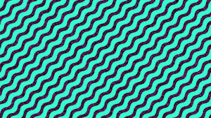 90s Diagonal Waves Pattern Wallpaper