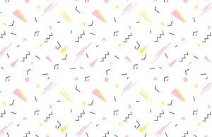 90s Minimalist Geometric Pattern Wallpaper