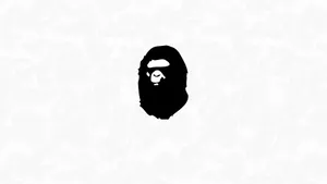 A Bathing Ape Beard Logo Wallpaper