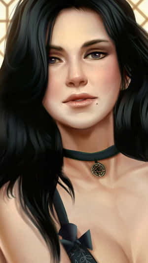 A Beautiful Girl With A Big Smile On Her Face. Wallpaper