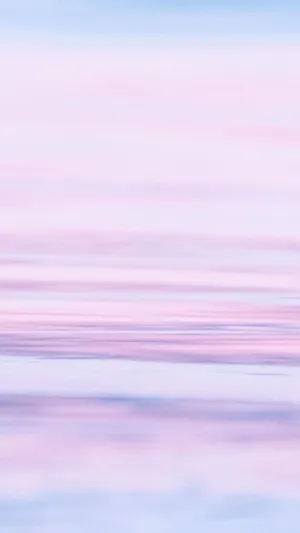 A Beautiful Landscape Of Pastel Blue And Pink Wallpaper