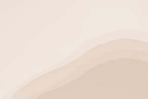 A Beige Background With A Wave Wallpaper