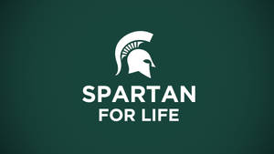 A Beloved Symbol Of Michigan State University, Spartan Forever Wallpaper