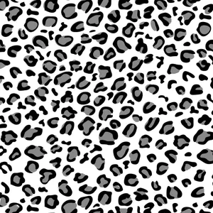 A Black And White Leopard Print Pattern Wallpaper