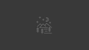 A Black And White Logo With A Mountain And A Tree Wallpaper