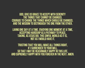 A Black And White Quote That Says God Is Grace Accept Wallpaper